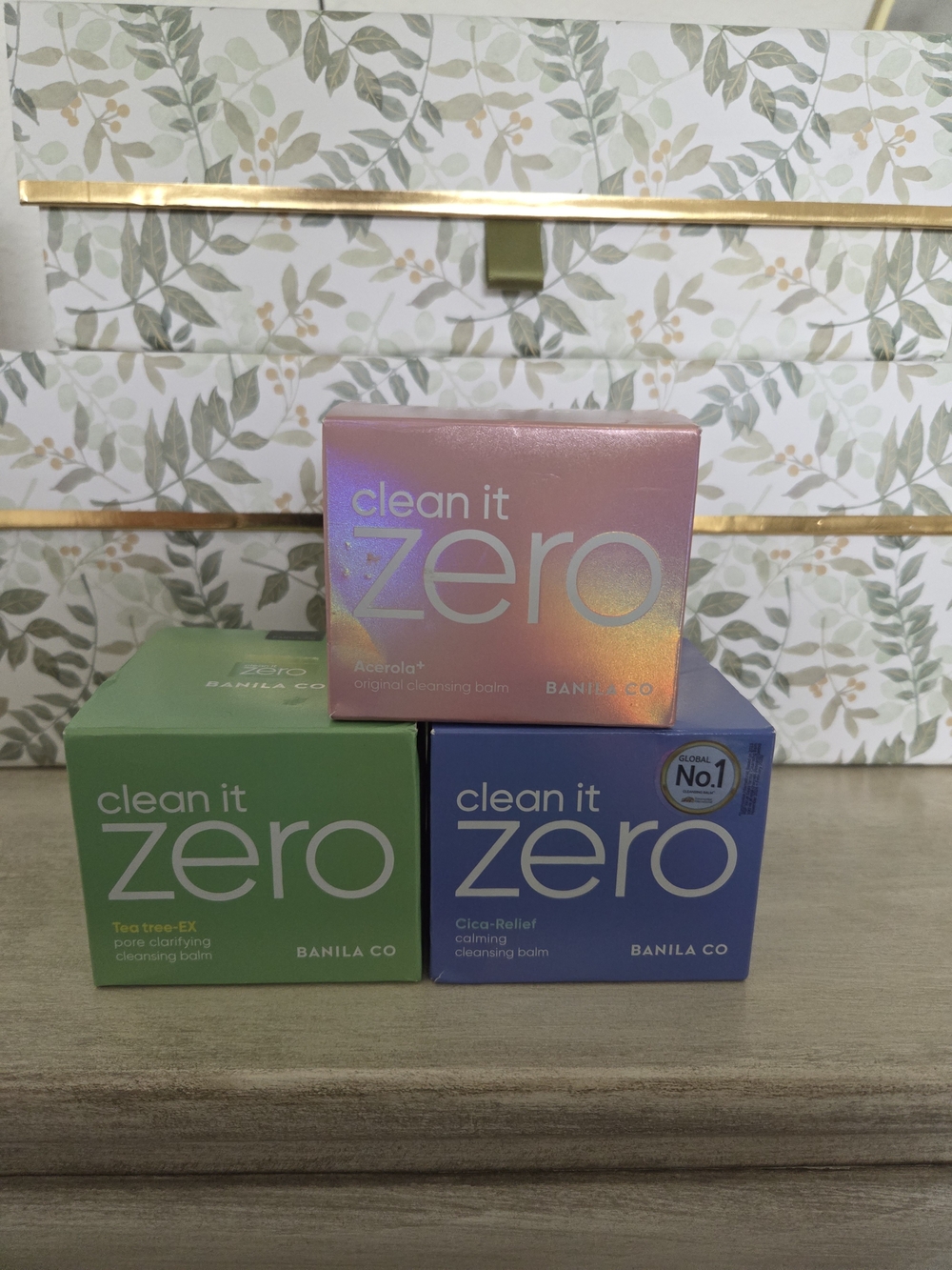 Banila Co Clean It Zero Cleansing Balm Trio - Pink, Green, Blue